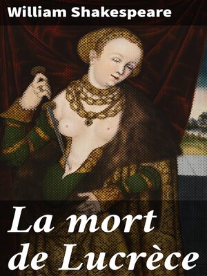 cover image of La mort de Lucrèce